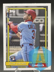 2021 Topps Update 1992 Redux #T92-45 Dylan Carlson RC St. Louis Cardinals